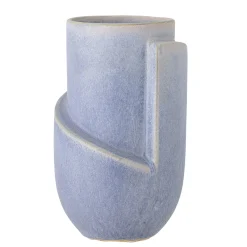 Clearance Bloomingville - Norbert Vase, Blå, Stentøj