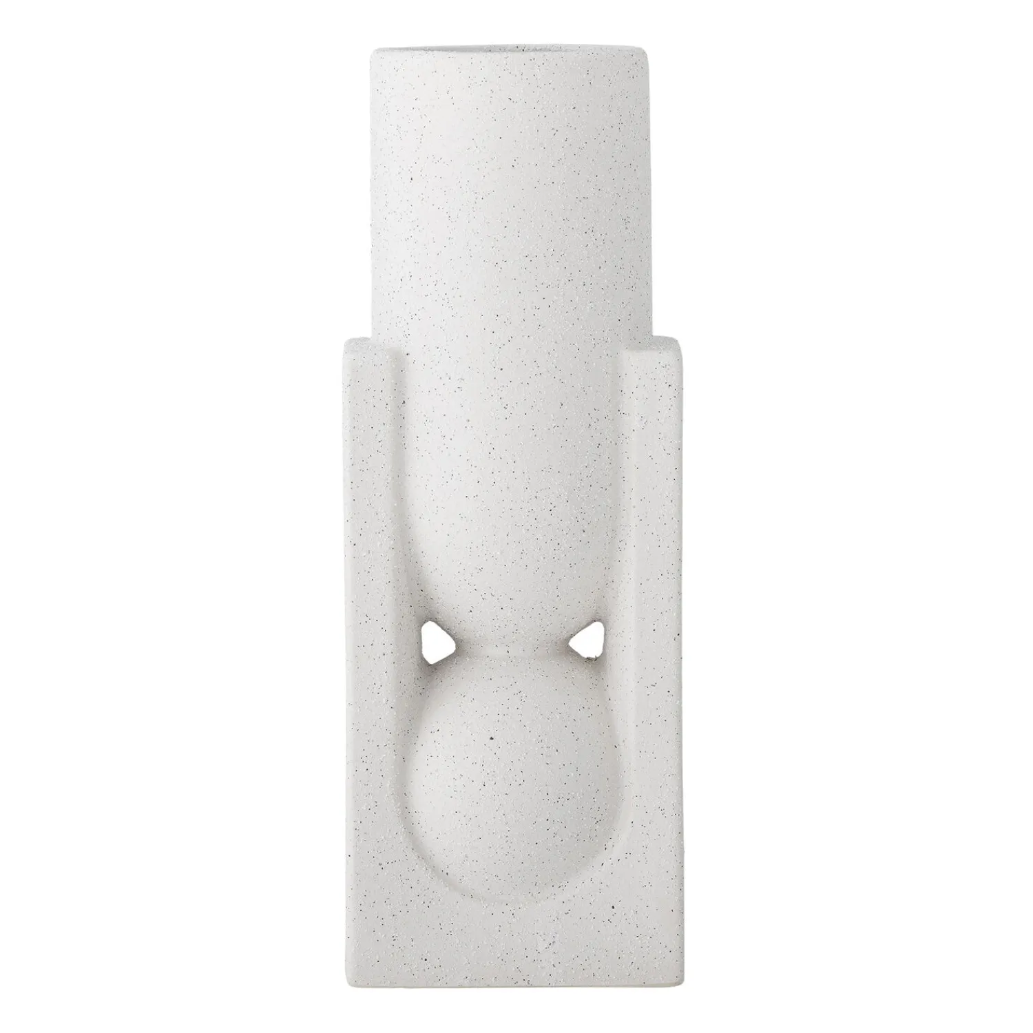 Outlet Bloomingville - Salome Vase, Hvid, Stentøj