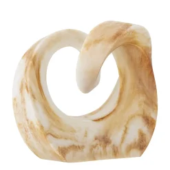 Clearance Bloomingville - Swirl Deko, Brun, Polyresin