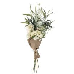 Clearance Bloomingville - Symphonie Kunstig Buket - Hvid, Plastik