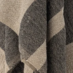 Online Bloomingville - Temi Plaid, Sort, Genanvendt Bomuld