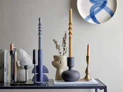 Online Bloomingville - Twist Stearinlys, Brun, Parafin, sæt med 2 styk
