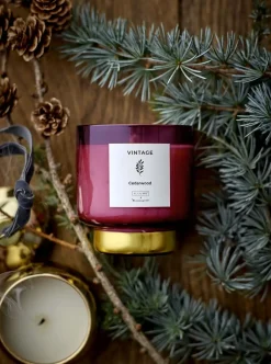 Hot Bloomingville - VINTAGE - Cedarwood Duftlys, Naturlig voks