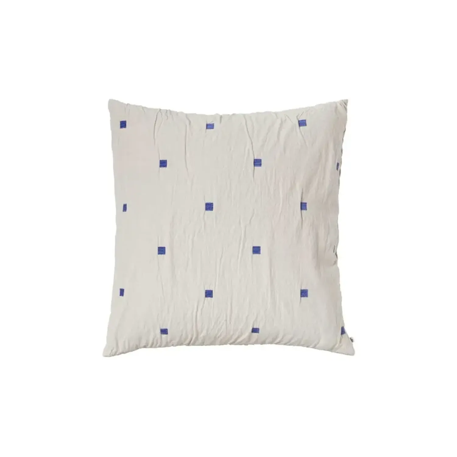 Outlet Broste Copenhagen - Pudebetræk - Tove - Baja Blue - W60 x L60 cm
