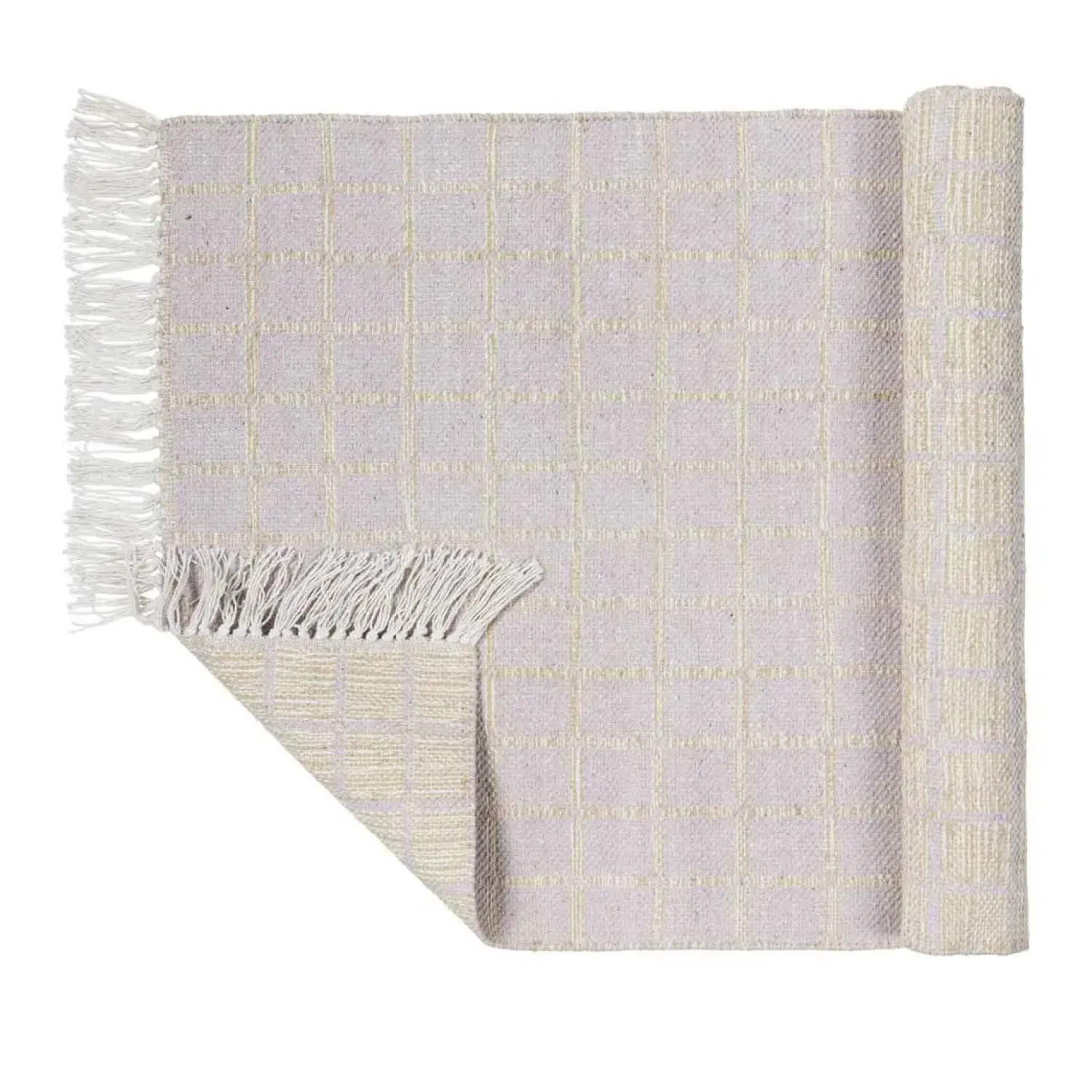 Sale Broste Copenhagen - Tæppe - Rug Henny - Light Purple - 140 x 200 cm