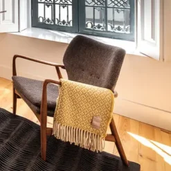 Clearance Burel Factory - Noor plaid/tæppe - Taupe - 180x130 cm