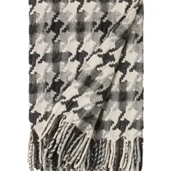 Sale Burel Factory - Pied de Coq - Plaid/tæppe - Gråmønstret
