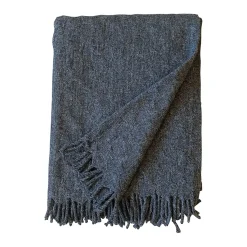 New Burel Factory - Pied de Coq - Plaid/tæppe - Mørkegrå