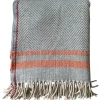 Outlet Burel Factory - Plaid - Guardia - Lys grå - 180 x 130 cm