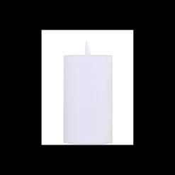Hot Chic Antique - Bloklys LED til udendørs inkl. batteri - H30 x Ø10 cm