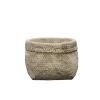 Online Chic Antique - Corte skjulere med flettede mønster lavet i cement (Ø17 cm)