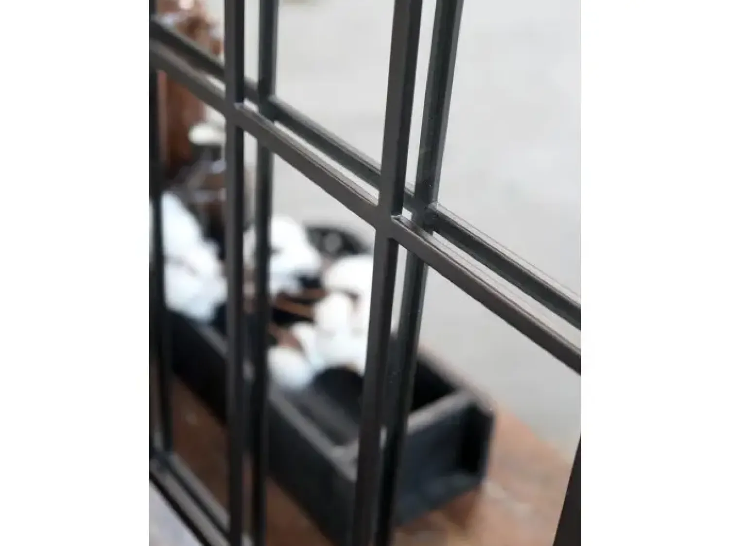 Hot Chic Antique - Factory spejl - sort