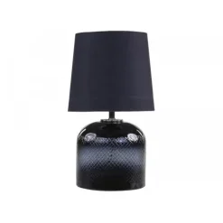 New Chic Antique - Lampe i smoked glas med slibninger - Ø25,5