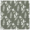 Clearance Chic Antique - Serviet - Blomster - 16x16 cm - Mos grøn