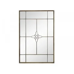 Hot Chic Antique - Spejl med blomst - 120x80 cm