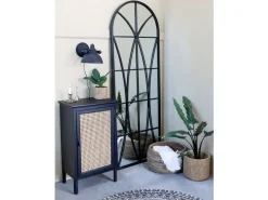 Chic Antique - Spejl med bue i sort