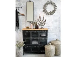 Best Chic Antique - Spejl med 2 hylder bagpå