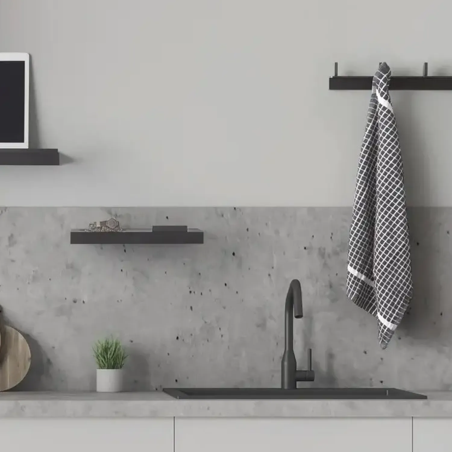 New ChiCura Copenhagen - Tabula Rack - knagerække - 45 cm - sort asketræ