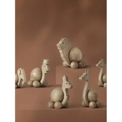 New ChiCura - Træfigur - Spinning Giraffe - Medium