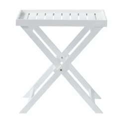 Online Cinas - Bakkebord 60x40cm hvid