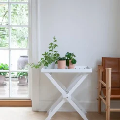Online Cinas - Bakkebord 60x40cm hvid