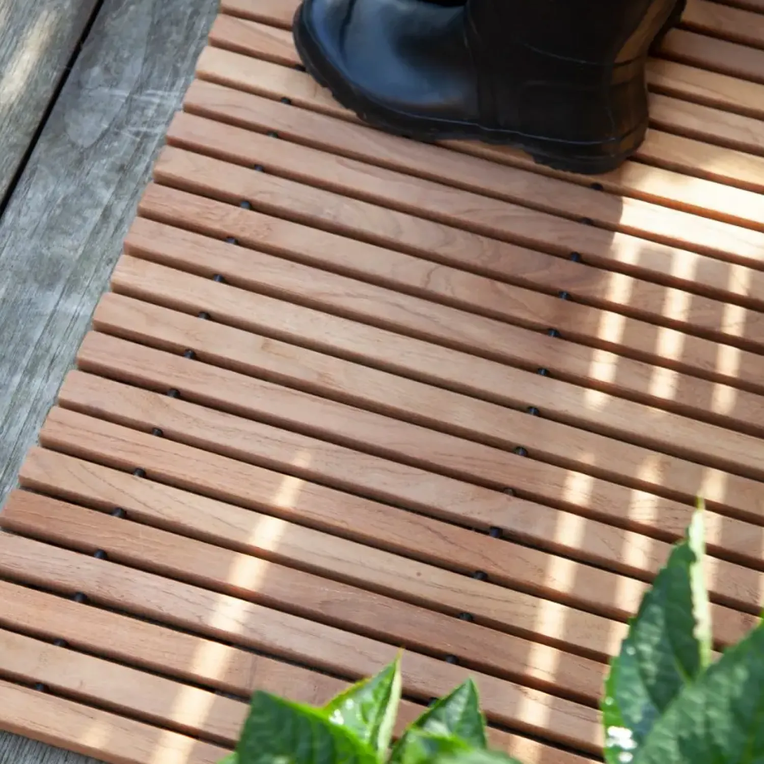 Outlet Cinas - Mellem bademåtte 40x60cm teak