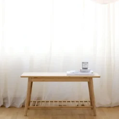 Online Cinas - Noble entrébænk 90x35cm i bambus