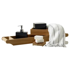 Online Cinas - Opbevaringsbakke, teak