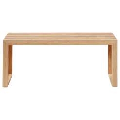 Online Cinas - Rib bænk 104x35cm bambus