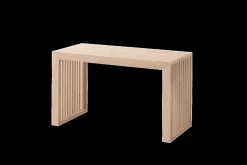 New Cinas - Rib 2-pers bænk 73x35x43cm bambus