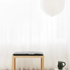 New Cinas - Rib 2-pers bænk 73x35x43cm bambus