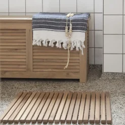 Clearance Cinas - Stor bademåtte 60x80cm teak