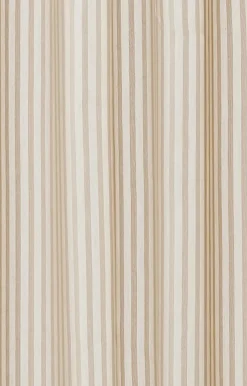 Hot Compliments - Badeforhæng - Lines shower curtain w/eyelets 200 cm - Linen
