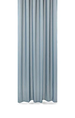 Clearance Compliments - Badeforhæng - Lines shower curtain w/tape 220 cm - Sea blue