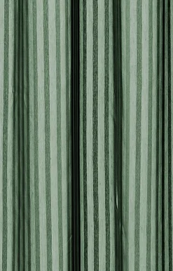 Compliments - Badeforhæng - Lines shower curtain w/eyelets 220 cm - Skovgrøn