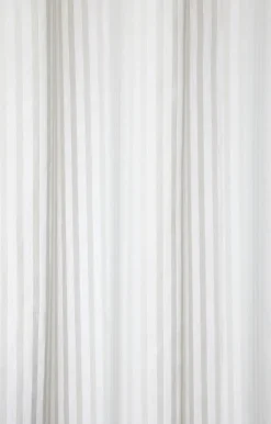 Discount Compliments - Badeforhæng - Lines shower curtain w/eyelets 200 cm - Lys grå