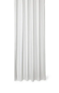 Clearance Compliments - Badeforhæng - Lines shower curtain w/tape 220 cm - Mørk blå