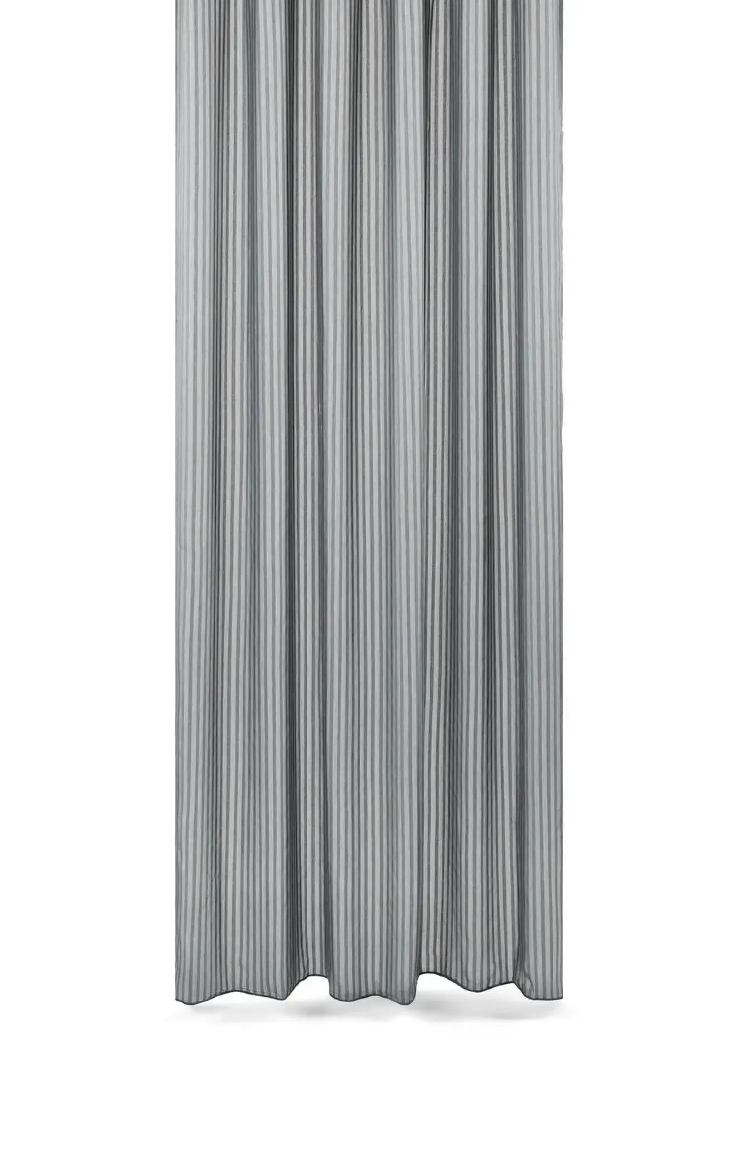 New Compliments - Badeforhæng - Lines shower curtain w/tape 200 cm - Grå