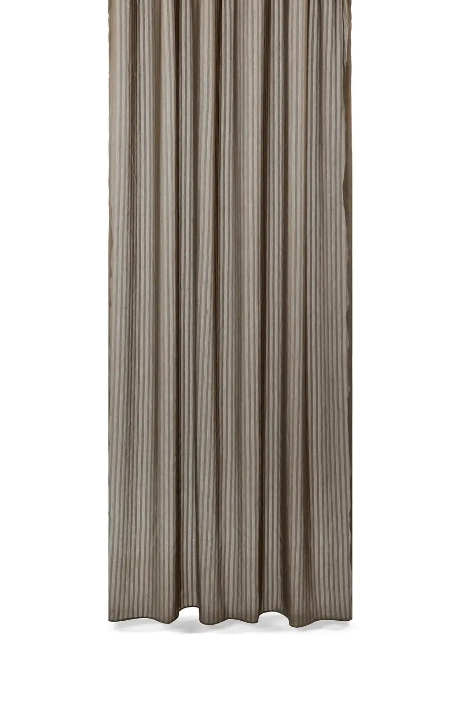Outlet Compliments - Badeforhæng - Lines shower curtain w/tape 200 cm - Brun