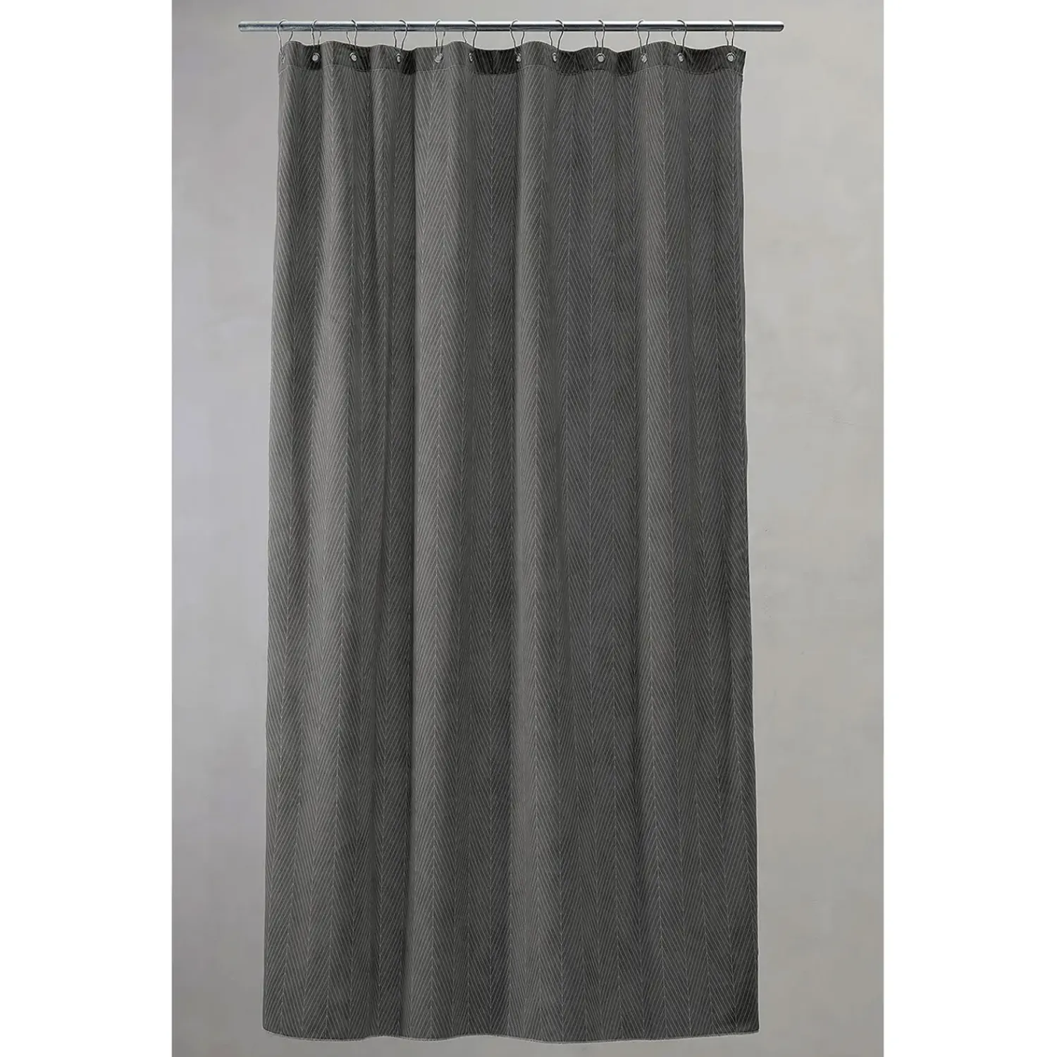 Sale Compliments - Badeforhæng - Pine shower curtain w/eyelets 220 cm - Mørk grå