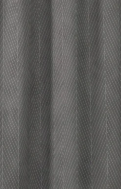 Sale Compliments - Badeforhæng - Pine shower curtain w/eyelets 220 cm - Mørk grå
