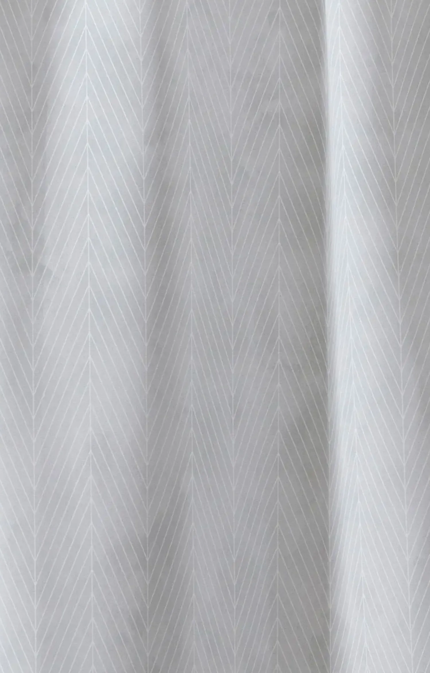 Outlet Compliments - Badeforhæng - Pine shower curtain w/tape 220 cm - Lys grå