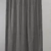 Hot Compliments - Badeforhæng pine, mørkegrå med hvidt mønster, 140x200 cm.