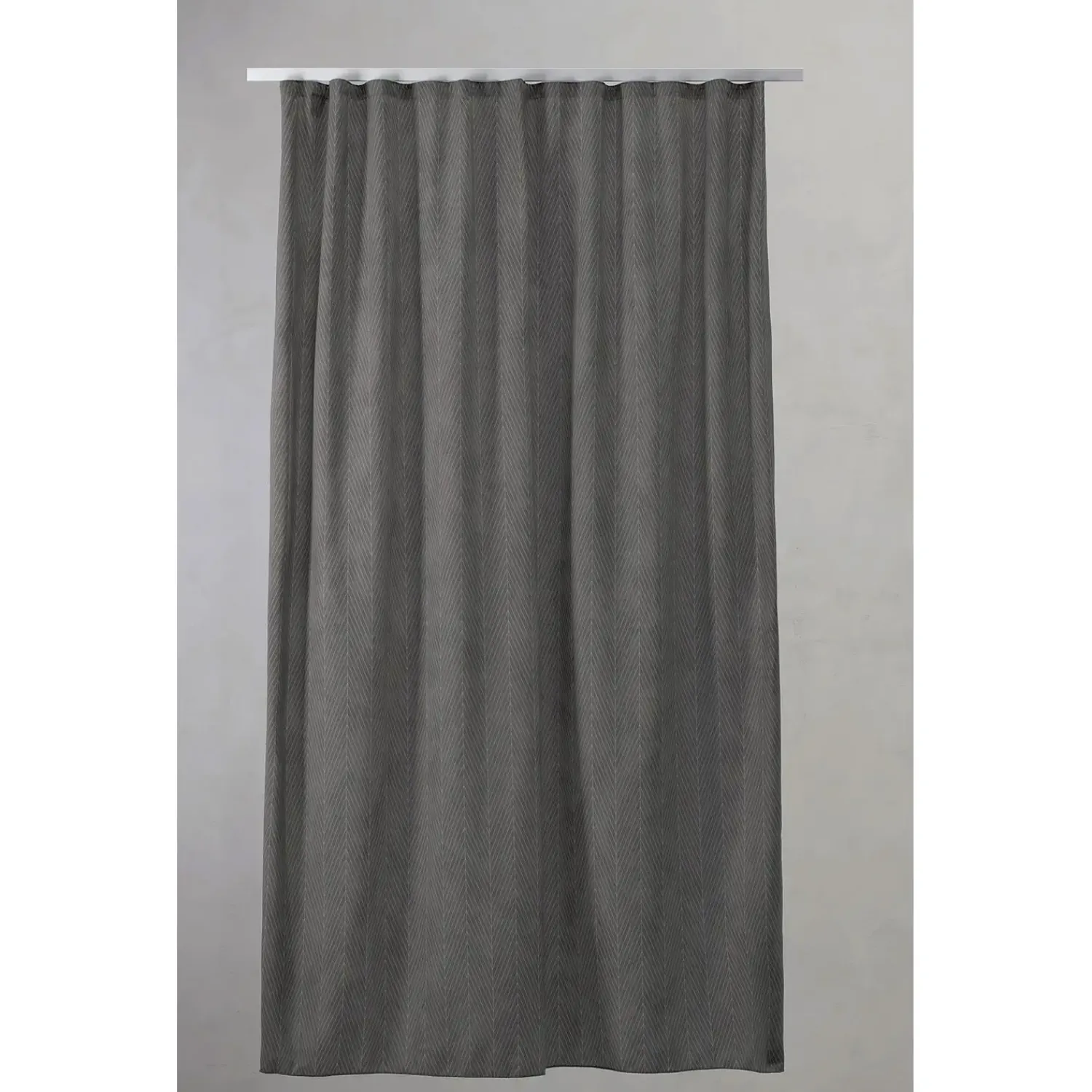 Clearance Compliments - Badeforhæng - Pine shower curtain w/tape 220 cm - Mørk grå