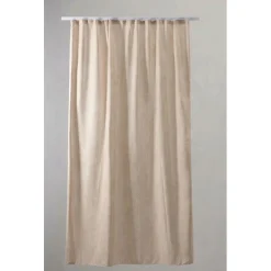 Best Compliments - Badeforhæng - Pine shower curtain w/tape 220 cm - Linen