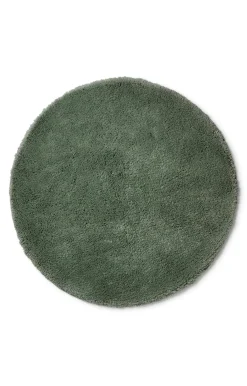 Hot Compliments - Bademåtte - Loop Bath Mat dia. 75 cm - Skovgrøn