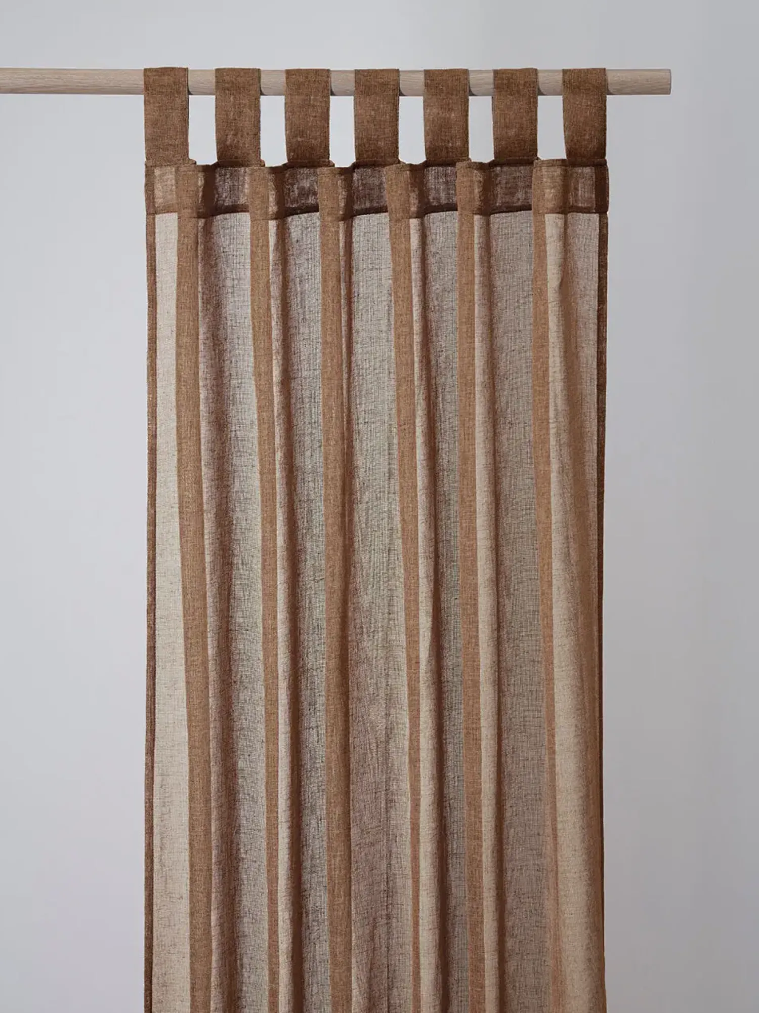 Best Compliments - Gardin - Boho Curtain 140x230 cm w/loops - Brun