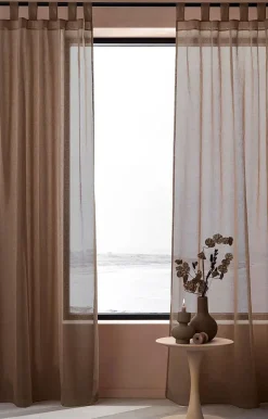 Online Compliments - Gardin - Boho Curtain 140x260 cm w/loops - Brun