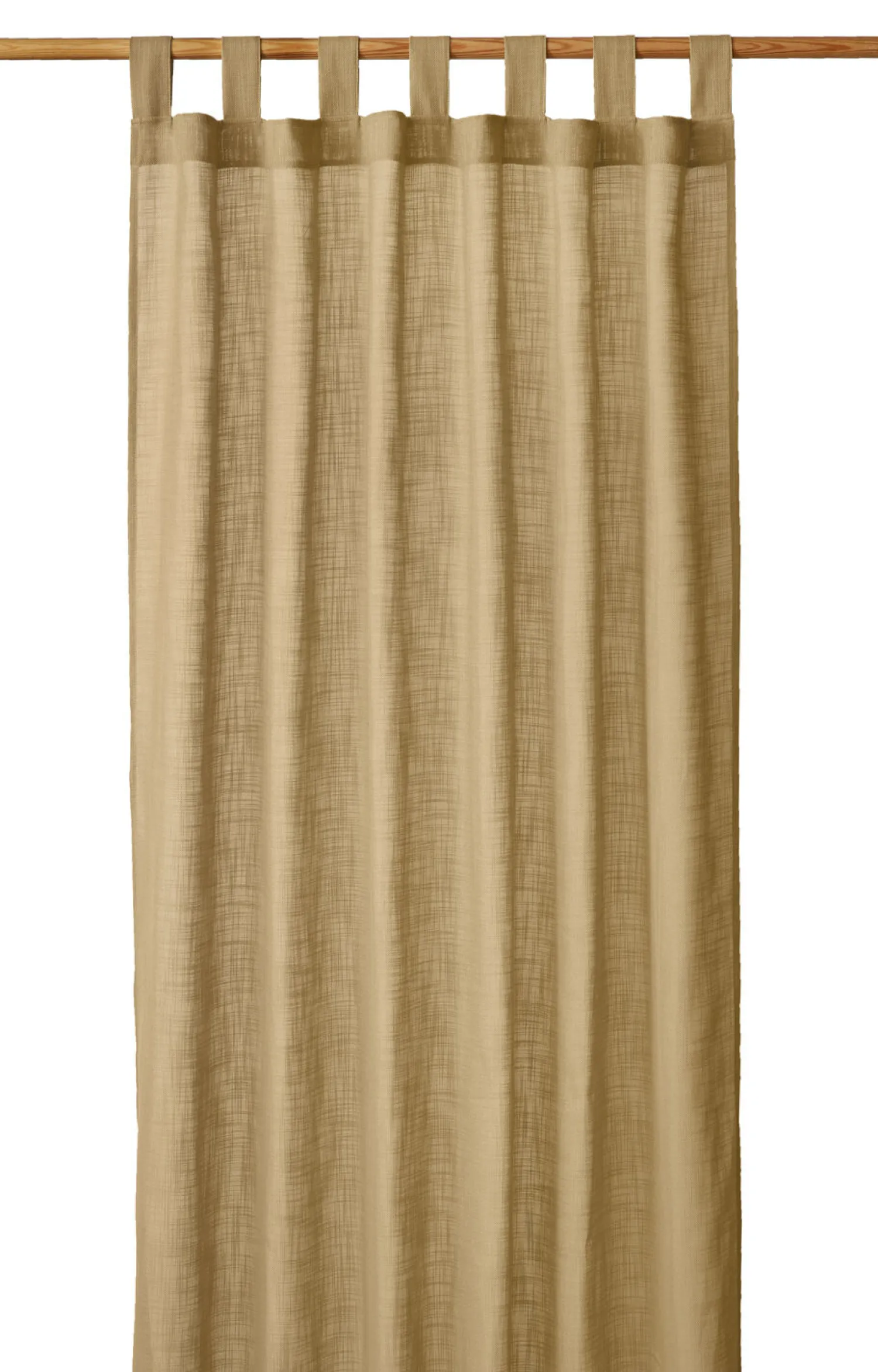 Online Compliments - Gardin - Nivo Curtain 140x260 cm w/loops - Mustard
