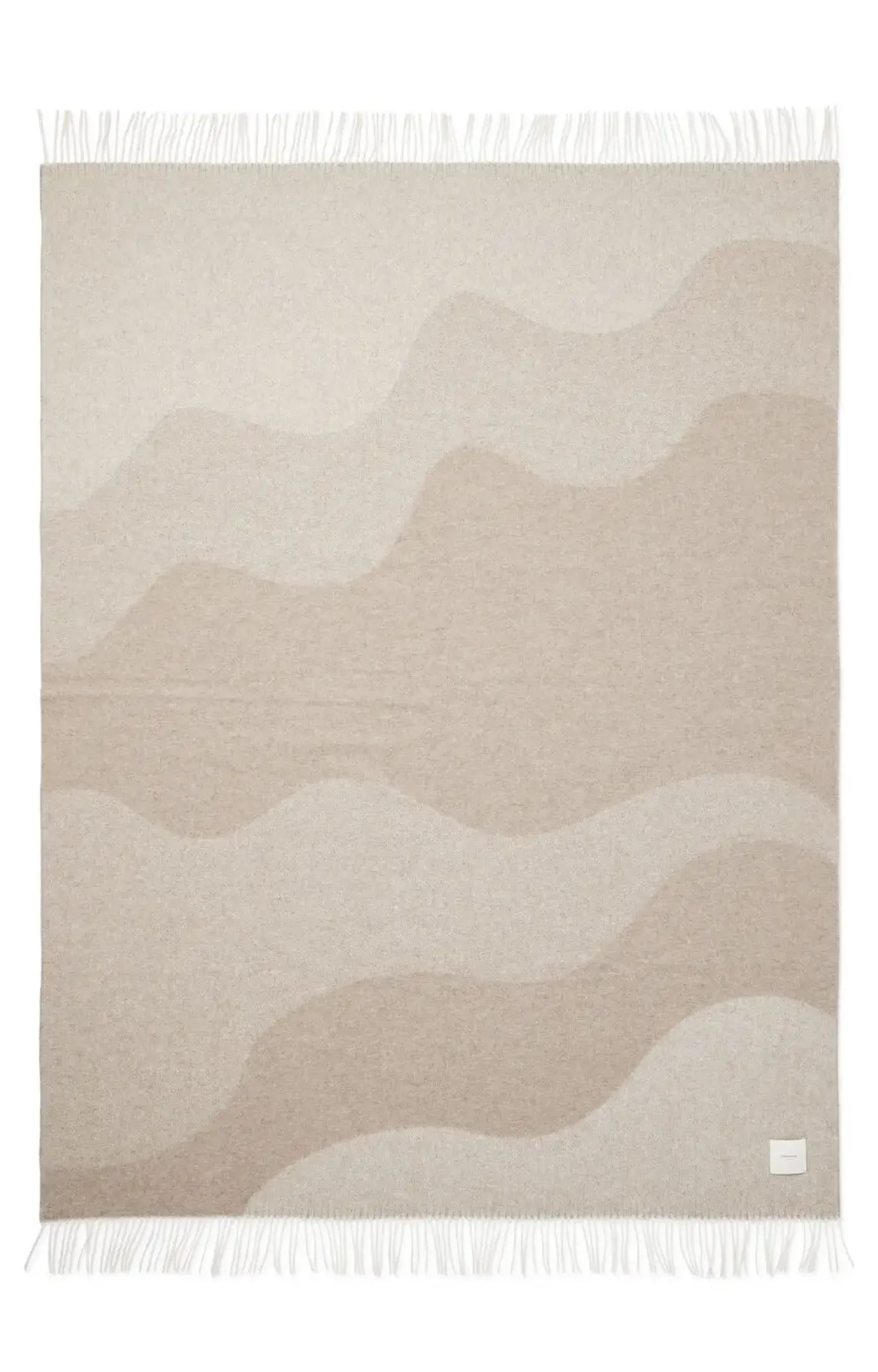 Clearance Compliments - Plaid - Waves Throw 140x200 cm - Sand